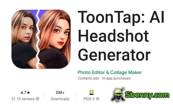 toontap al headshot generator