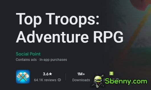 top troops adventure rpg