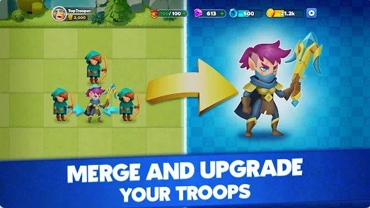 Gameplay screenshot from top troops adventure rpg for Android
