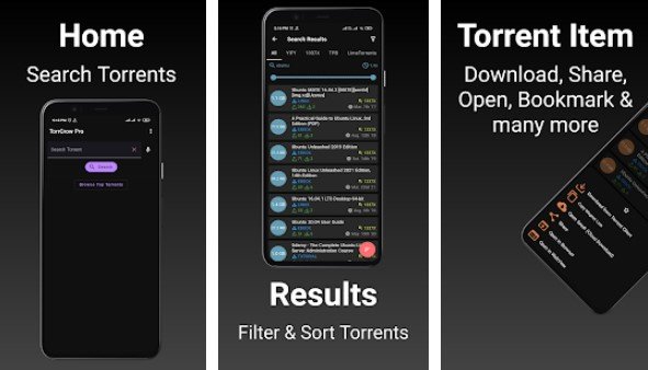 Gameplay screenshot from torrcrow pro torrent search for Android