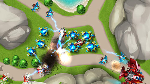 Gameplay screenshot from tower defense alien war td 2 for Android