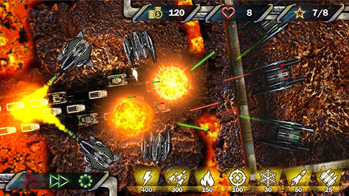 Gameplay screenshot from tower defense next war for Android