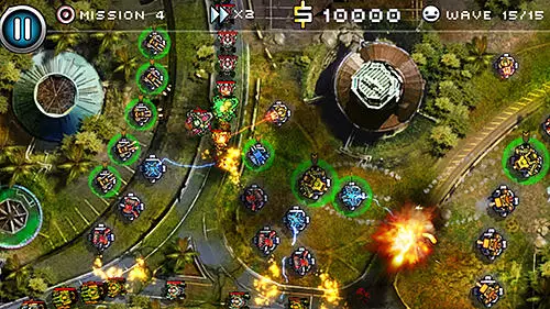 Gameplay screenshot from tower defense zone 2 for Android
