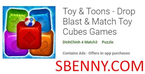 toy and toons drop blast and match toy cubes games