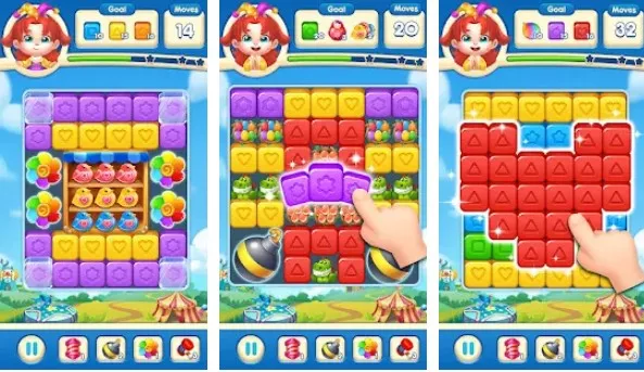 Gameplay screenshot from toy match legend for Android