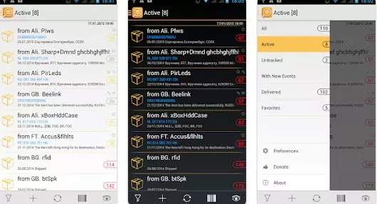 Gameplay screenshot from trackchecker mobile for Android