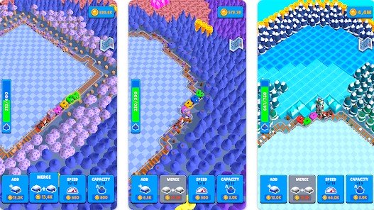 train miner idle railway game MOD APK Anroid