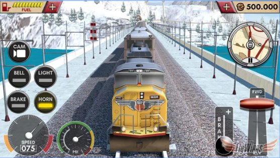 Gameplay screenshot from train simulator 2016 hd for Android