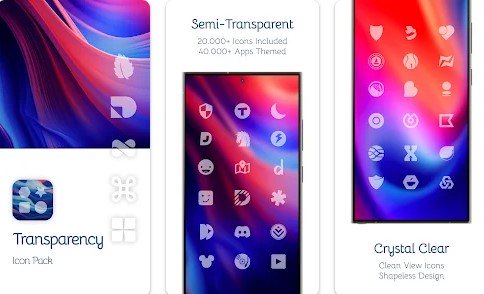 Gameplay screenshot from transparency icon pack for Android