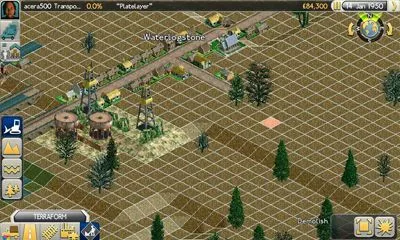 Gameplay screenshot from transport tycoon for Android