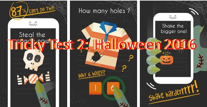 tricky test 2 halloween 2016