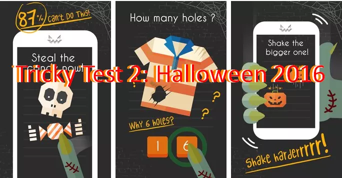 tricky test 2 halloween 2016