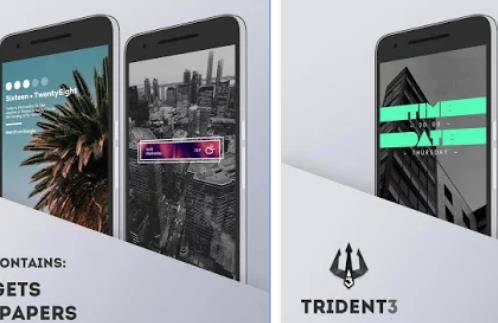 Gameplay screenshot from trident 3 for zooper for Android