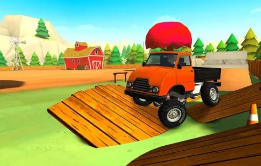 Gameplay screenshot from truck trials 2 5 free range 4x4 for Android
