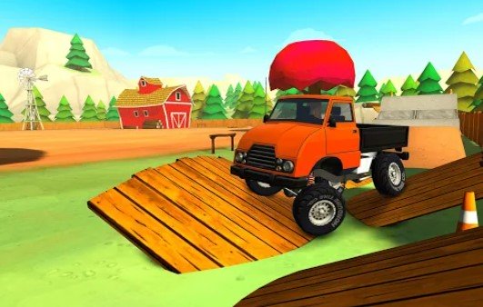 Gameplay screenshot from truck trials 2 5 free range 4x4 for Android