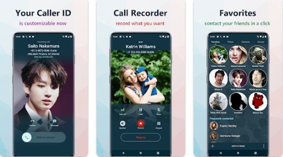 Gameplay screenshot from true phone dialer and contacts for Android