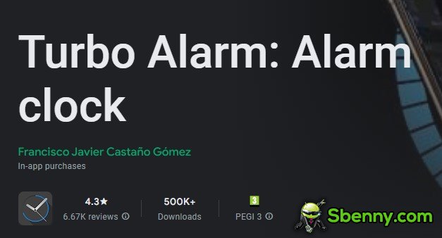  Turbo Alarm: Alarm clock