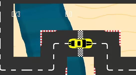 Gameplay screenshot from turbo madness racing for Android