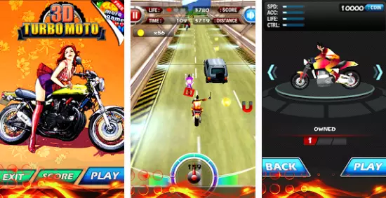 turbo moto 3d