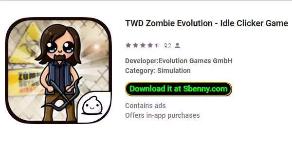  TWD Zombie Evolution - Idle Clicker Game