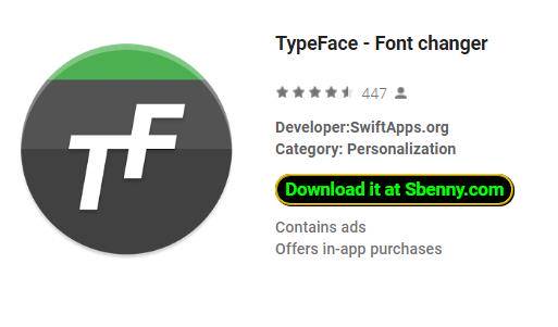typeface font changer