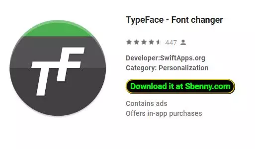 typeface font changer