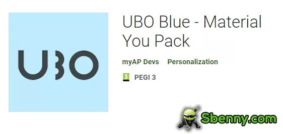 ubo blue material you pack