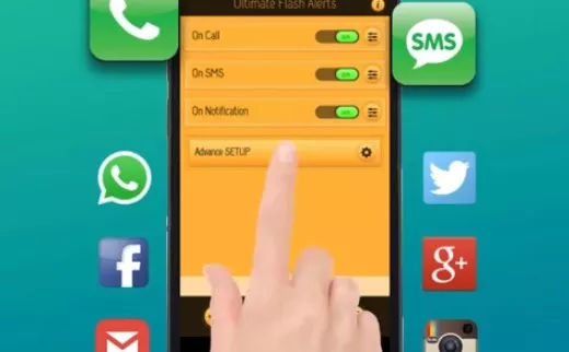 Gameplay screenshot from ultimate flash alerts for Android
