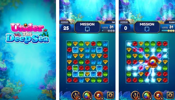  Under the Deep Sea: Jewel Match3 Puzzle