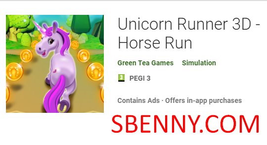 unicorn runner 3d hjorse run