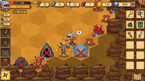Gameplay screenshot from unlikely heroes for Android