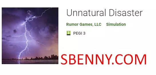 unnatural disaster