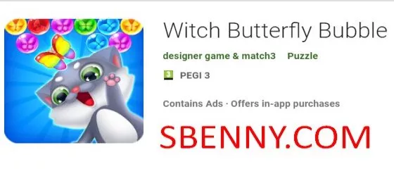 witch butterfly bubble