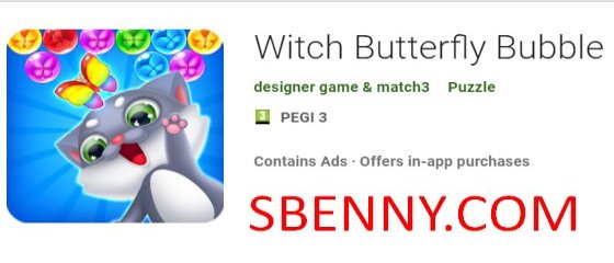 witch butterfly bubble