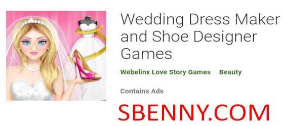 wedding dress maker and shoe designer games