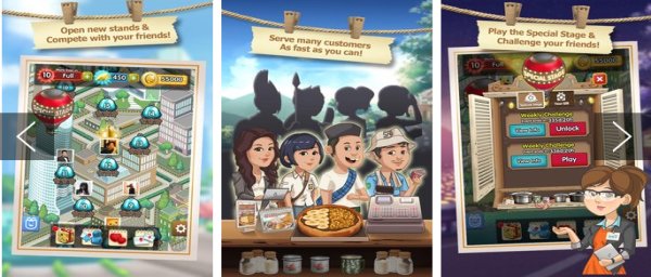 Gameplay screenshot from warung chain go food express for Android