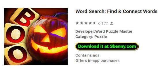 word search find and connect words in jumble