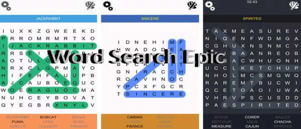 word search epic