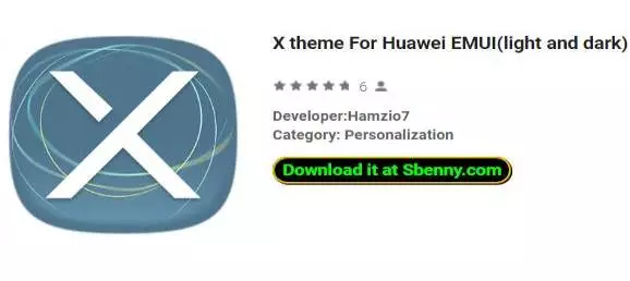 x theme for huawei emui light and dark