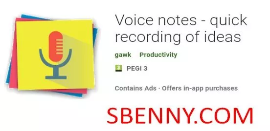 voice notes quick recording of ideas