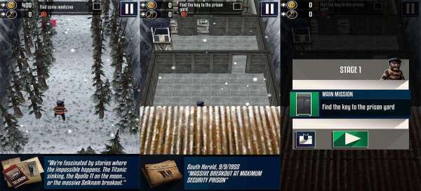 Gameplay screenshot from winter fugitives 2 chronicles for Android