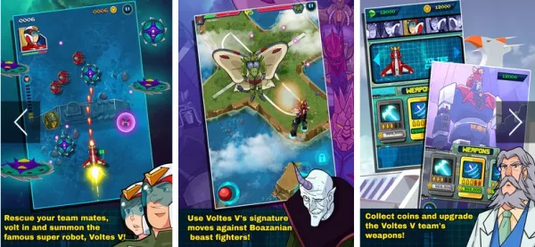 Gameplay screenshot from voltes v official for Android