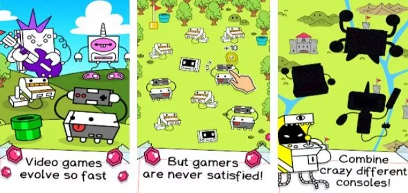 Gameplay screenshot from video game evolution create awesome games for Android