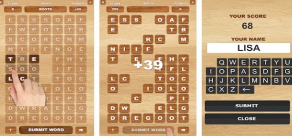 Gameplay screenshot from word cage pro for Android