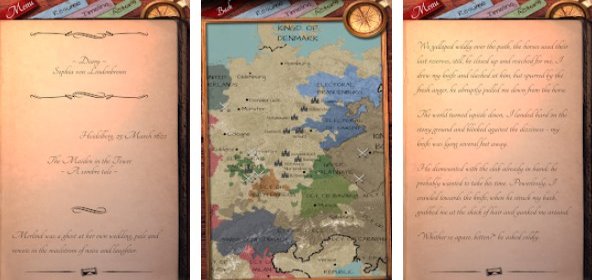 Gameplay screenshot from when silence fell a dark interactive story for Android