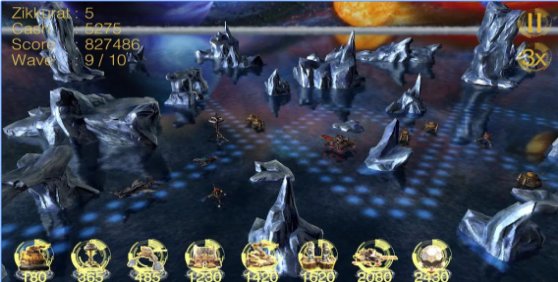 Gameplay screenshot from vietrix tower defense for Android