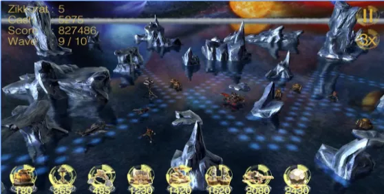Gameplay screenshot from vietrix tower defense for Android