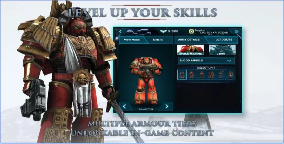 Gameplay screenshot from warhammer 40 000 regicide for Android