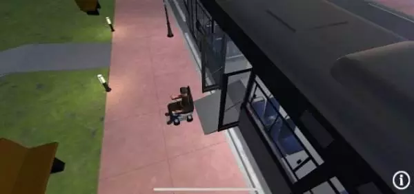 Gameplay screenshot from wheelchair mobility experience for Android
