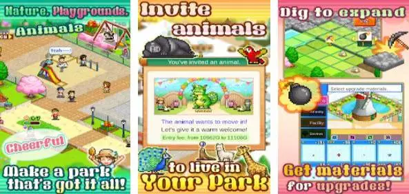 Gameplay screenshot from wild park manager for Android